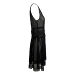 Fendi by Karl Lagerfeld S/S 2010 Black Lace Drop Waist Dress, side