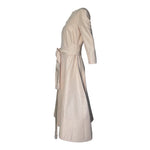 Chado Ralph Rucci S/S 2009 Champagne Silk Trapunto Dress, side 2