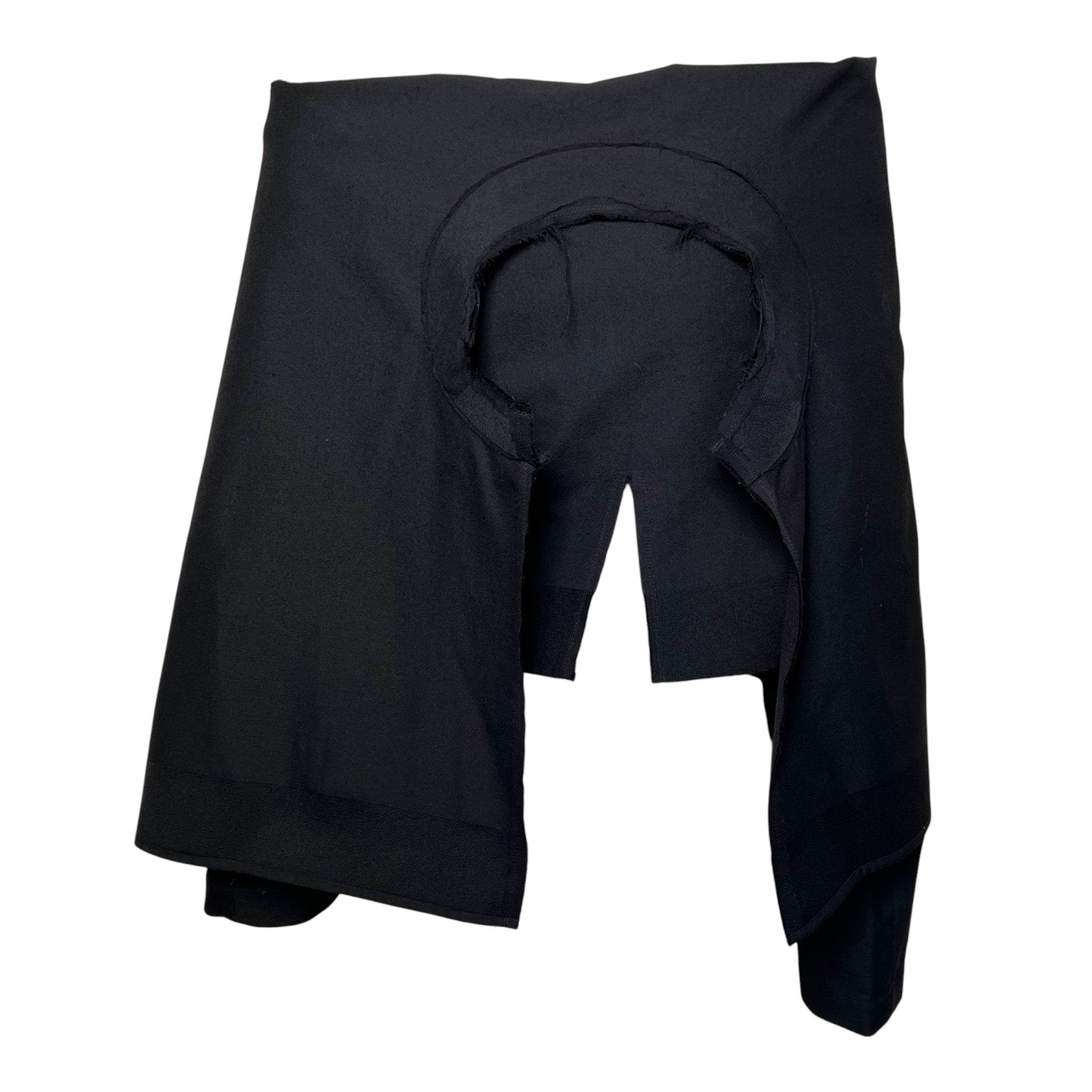 Comme Des Garçons 2003 Asymmetrical Deconstructed Jacket, flat