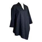 Junya Watanabe for Comme des Garçon 1999 Black Taffeta Trapeze Top or Mini, slight side