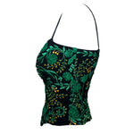 Fe Zandi 1990s 3D Embroidered Floral Corset Camisole, side 2