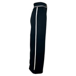 Chanel S/S 1991 Black Sailor Pants with Striped Piping, side 2