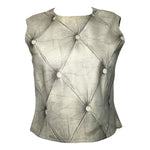Maison Martin Margiela A/W 2004 Chesterfield Sofa Trompe L'Oiel Leather Tank