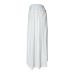 Comme de Garçons 2001 Pleated 2-Tone Knit Jersey Skirt, side 2
