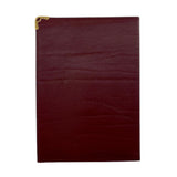 Cartier 1970's Burgundy Leather Passport Holder, New In Box, back