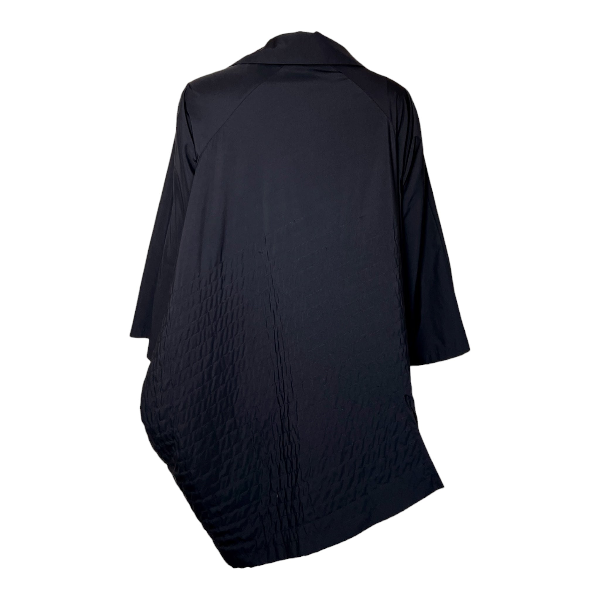 Junya Watanabe for Comme des Garçon 1999 Black Taffeta Trapeze Top or Mini, back