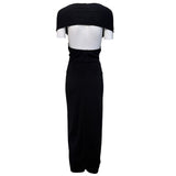 ALAIA 1990 年代黑色针织挂脖礼服