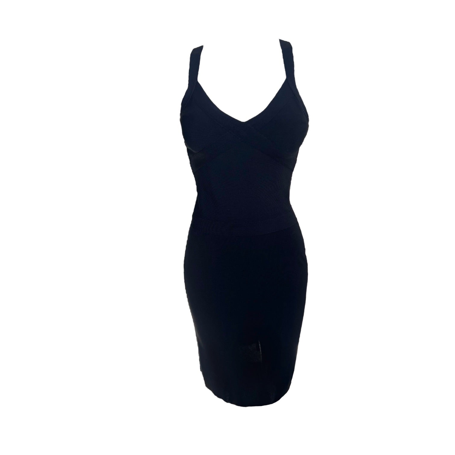 Hervé Legér Paris 1990's Iconic Black Bandage Dress