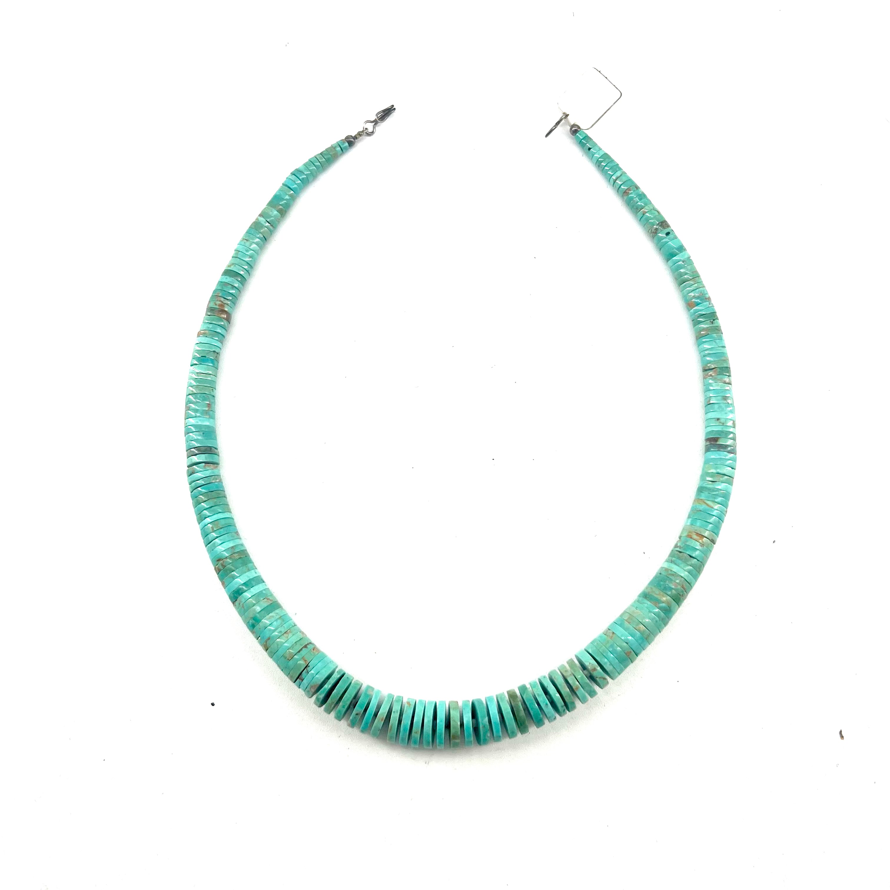 Native American Graduated Turquoise Disc Necklace, 2