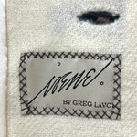 Irene Cream Wool and Black Lace Blazer Jacket, label