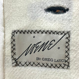 Irene Cream Wool and Black Lace Blazer Jacket, label