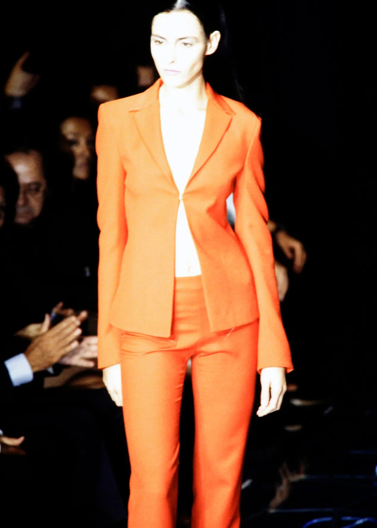 Danielle Zinaich at Versace by Donatella Versace spring 1998 ready to wear show, Milan.