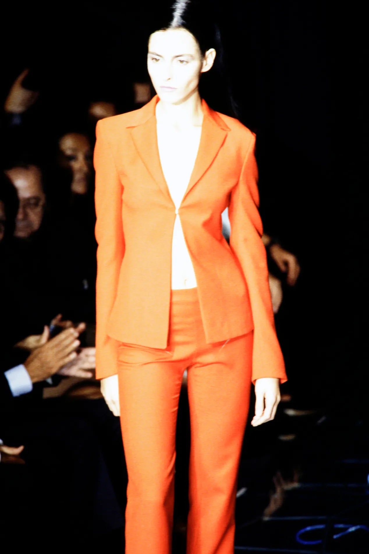 Danielle Zinaich at Versace by Donatella Versace spring 1998 ready to wear show, Milan.