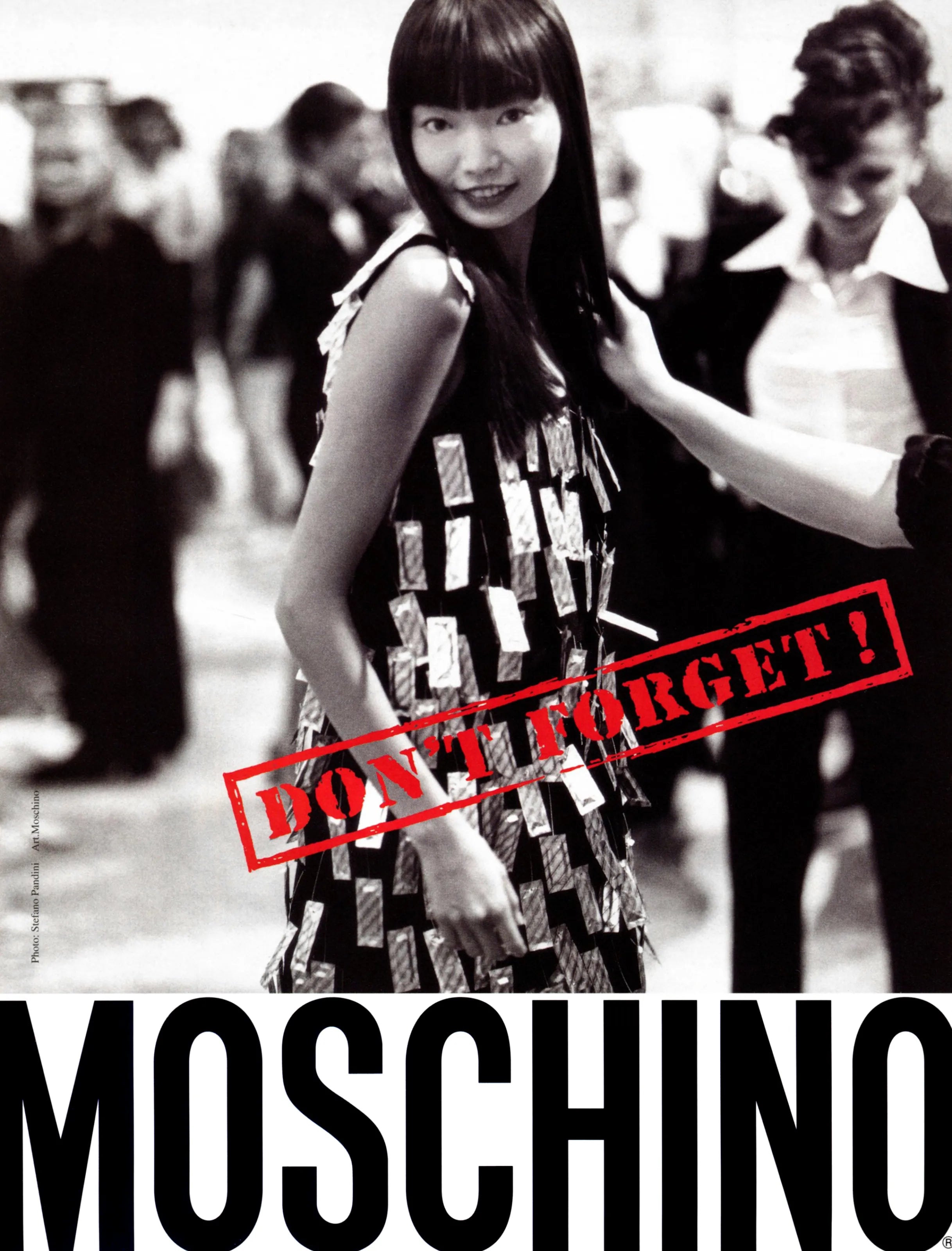 CAMPAIGN: MOSCHINO SS 1996
 AD CAMPAIGN:  MOSCHINO SS 1996
MODEL:  IRINA PANTAEVA
PHOTOGRAPHER: STEFANO PANDINI

SCANNED FROM VOGUE UK MARCH 1996