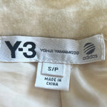 Y-3 Yohji Yamamoto x Adidas Cream Wool Fur Shorts LABEL PHOTO 3 OF 7