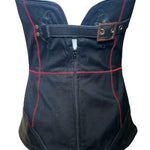 DSquared2 Canvas & Leather Bustier BACK PHOTO 2 OF 5