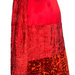 Christian LaCroix Bazar Crimson Velvet Multi-Design Skirt SIDE PHOTO 3 OF 8