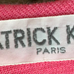 Patrick Kelly F/W '86/'87 Rare Pink Jersey Gown with Colorful Buttons LABEL 9/10 