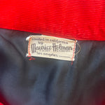 Maurice Holman 1950s Red Corduroy Shirt TAG PHOTO 4 OF 4