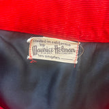 Maurice Holman 1950s Red Corduroy Shirt TAG PHOTO 4 OF 4