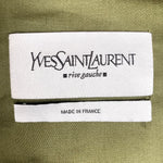 Yves Saint Laurent F/W '04 Tom Ford era Green Velveteen Safari Jacket LABEL 8/8