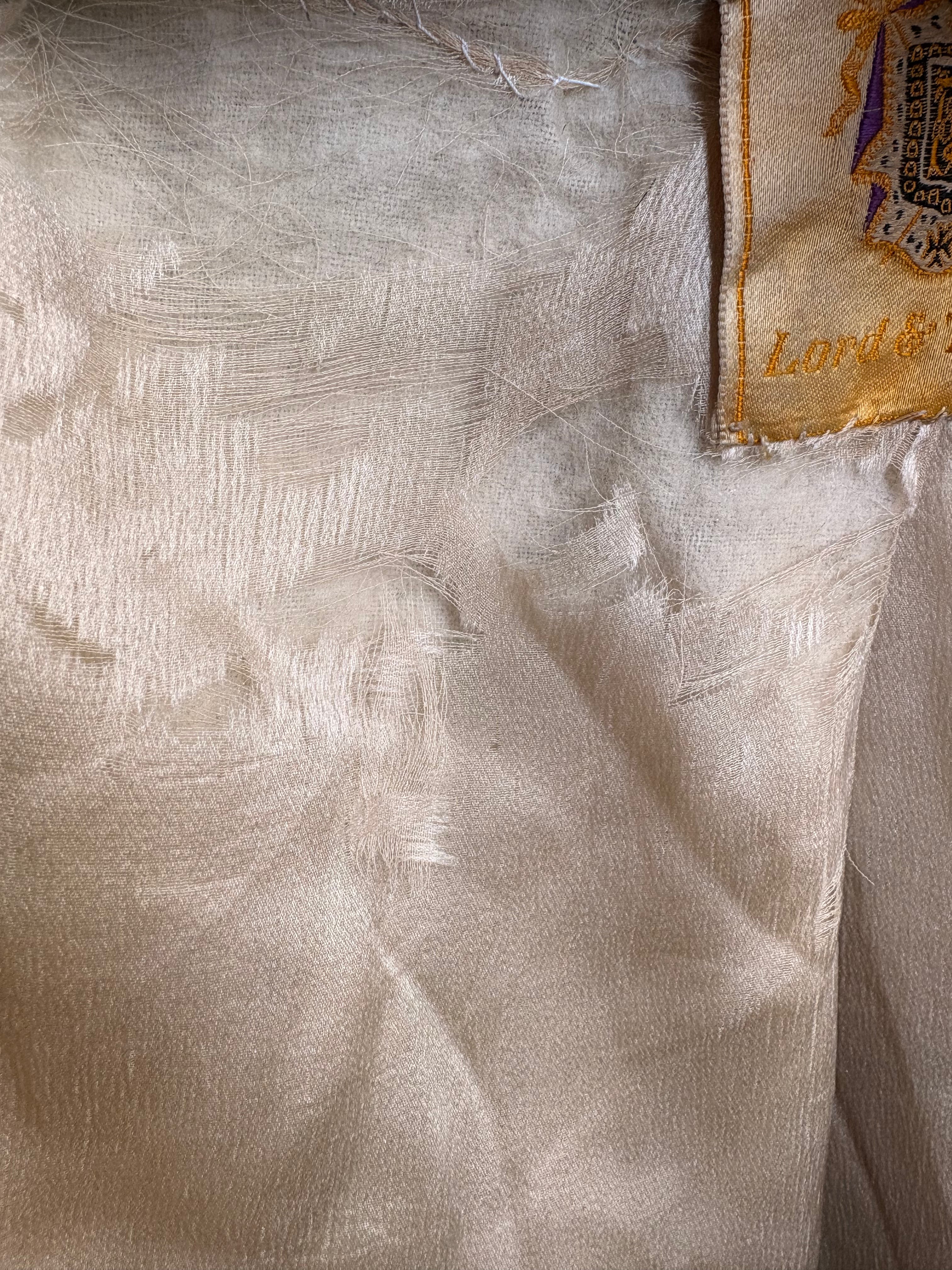 1920's Black Silk Velvet Opera Coat, shattering