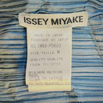Issey Miyake Y2K Blue Pleated Top and Pant Set, label