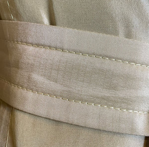 Gianfranco Ferre 1990s Sand Colored  Wrap Trench Coat DETAIL 5 of 6