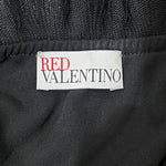 Valentino Red Label Black Ruffled Tulle Tiered Dress, label