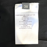 Alexander McQueen S/S 2012 Black Silk Ruffle and Lace Bodice Gown, tag 2