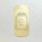 Christian Dior 1960's "Les Gants" Ivory Leather Gloves, Original Packaging, tag