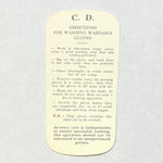 Christian Dior 1960's "Les Gants" Ivory Leather Gloves, Original Packaging, cleaning