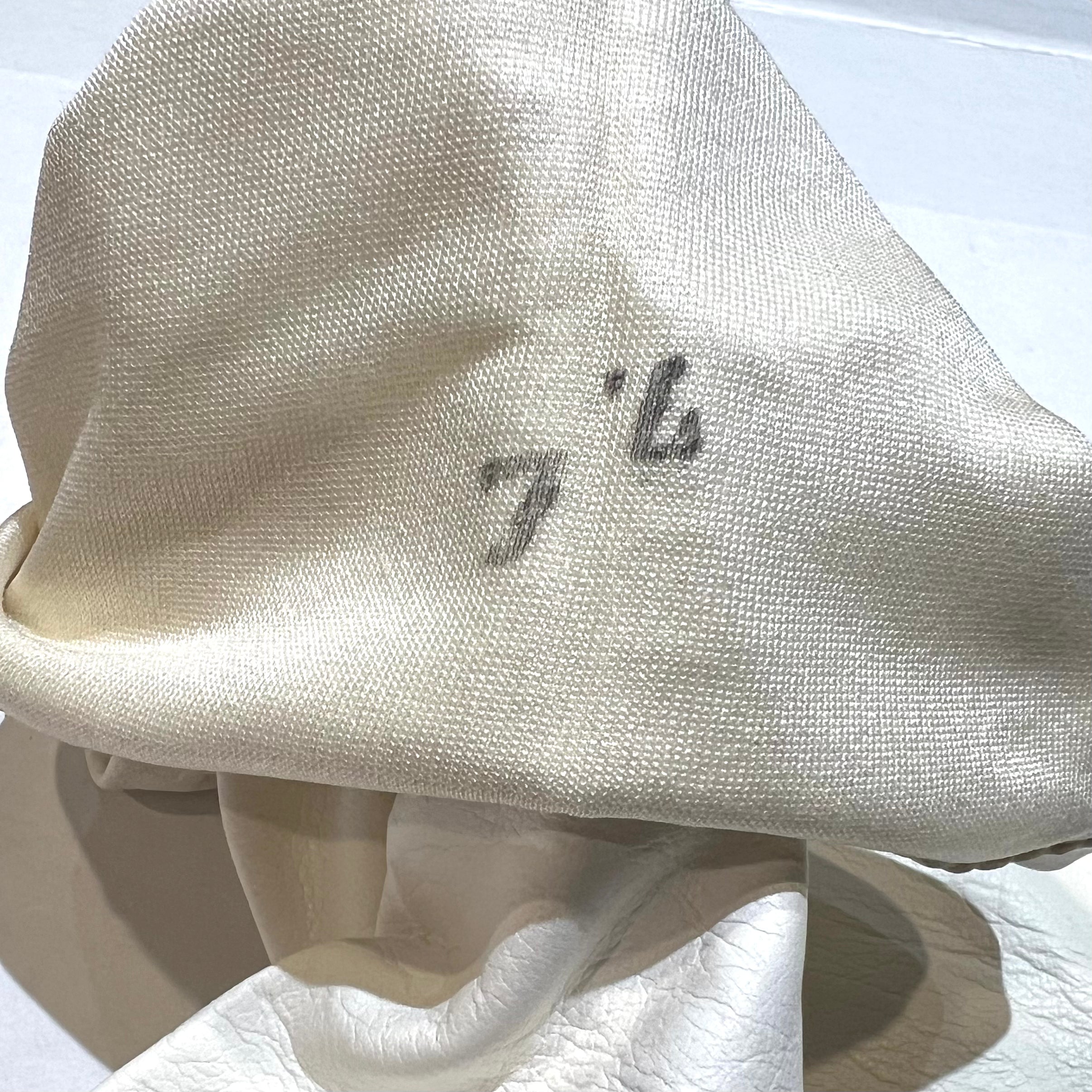 Christian Dior 1960's "Les Gants" Ivory Leather Gloves, Original Packaging, sizing