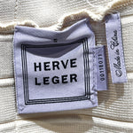 Herve Leger 1990's Beige Bandage Dress, label