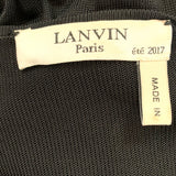   Lanvin 2017  V-Neck Sporty Gold Lurex Dress with Sheer Back LABEL 5 of 5