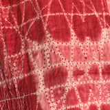 Issey Miyake Red Ori Nui Shibori Tie Dye Cotton Jacket ORI NUI DETAIL 3/7