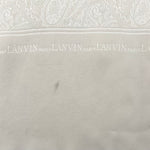 Lanvin Cream Paisley Silk Jacquard Scarf, detail 2