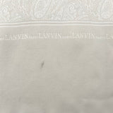 Lanvin Cream Paisley Silk Jacquard Scarf, detail 2