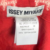 Issey Miyake Red Ori Nui Shibori Tie Dye Cotton Jacket LABEL 7/7