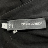 DSquared 2000S Black Jersey Halter Gown