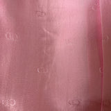  Christian Dior Early 2000s Pink Raw Silk Open Front  Jacket  LINING 4 of 5