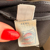 Geoffrey Beene Late 1970's Black Jersey Halter Neck Evening Gown, tag 2