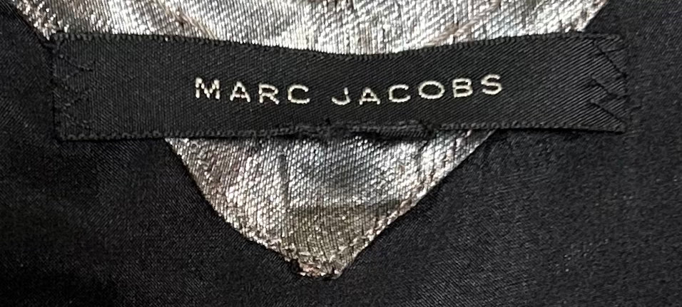 Marc Jacobs Silver Lamé 20s Inspired Dress LABEL PHOTO 4 OF 4