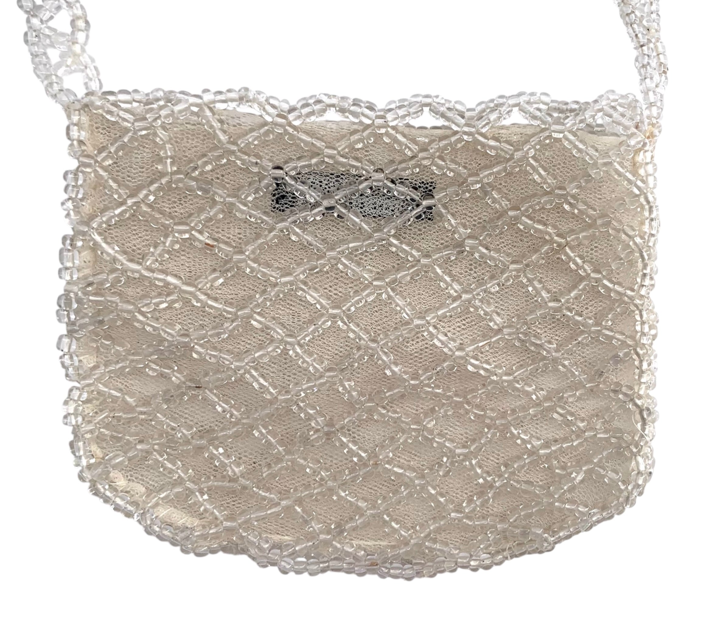 Giorgio Armani 2000's Glass Bead Micro Purse BACK 4/8