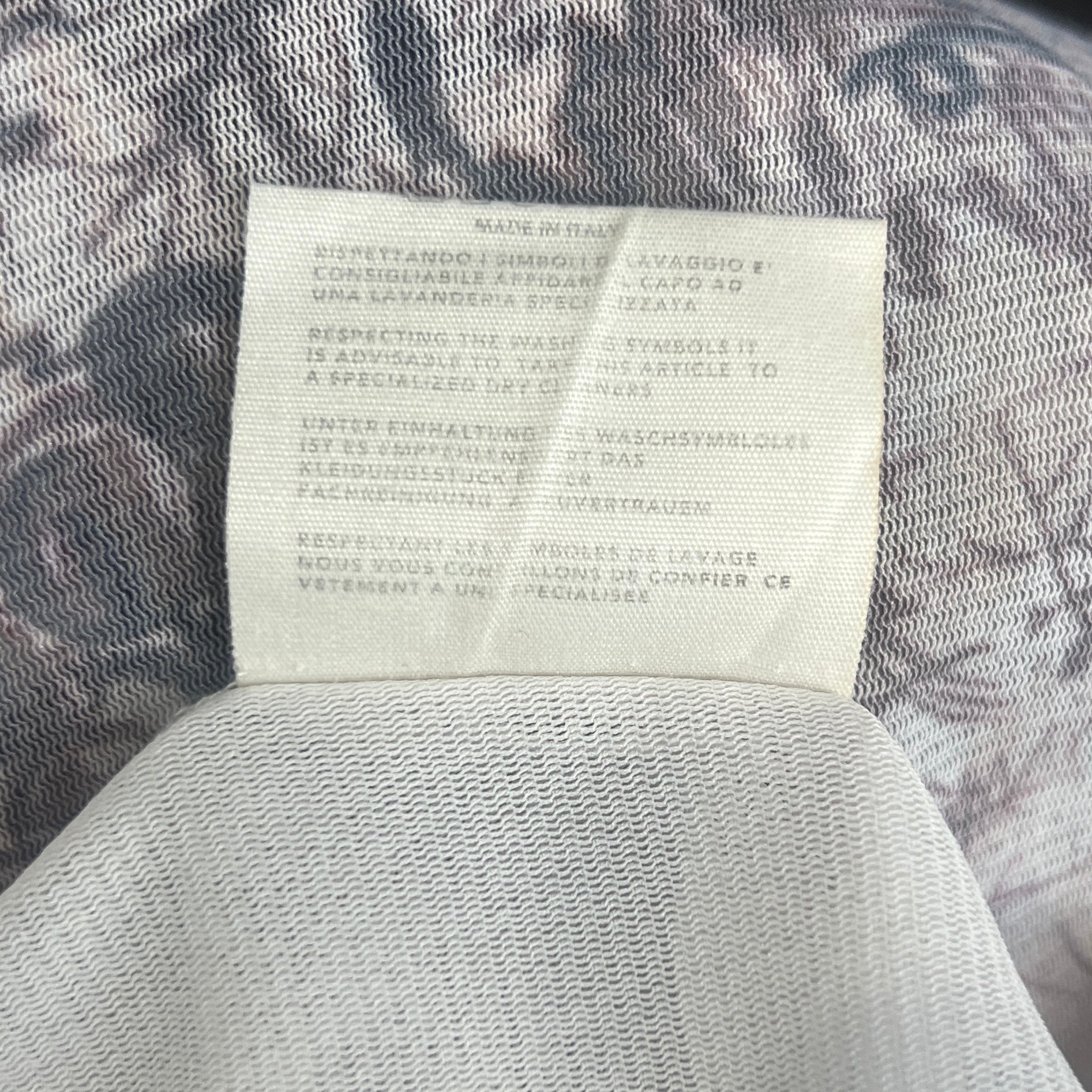Gaultier Classique Y2K Mesh Grape Leaf Print Tank Dress, tag 2