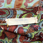 1950's Paisley Pin-Up One Piece Swimsuit label