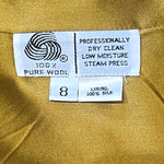 Richard Tyler 1990's Chartreuse and Emerald Green Wool and Velvet Coat, tags