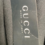 Gucci 2000's Black Cashmere Cut Out Turtleneck Sweater, NWT, tag