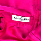 Christian Dior 1971 年秋冬高级定制洋红色礼服