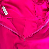 Christian Dior 1971 年秋冬高级定制洋红色礼服